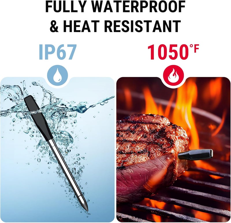 TempSpike Pro Wireless Meat Thermometer Meat Probe with Accurate Temperature Sensor - Image 4